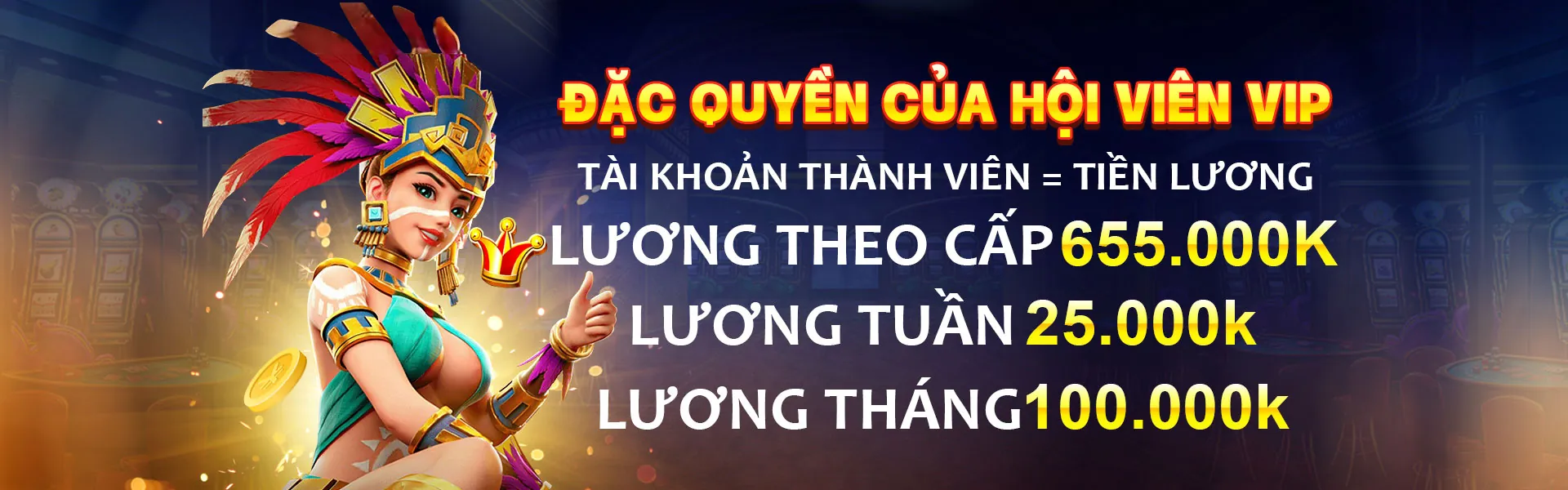 Biểu tượng VIP Bạch Kim với dịch vụ cao cấp